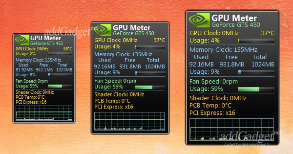 GPU Meter — состояние видеокарты
