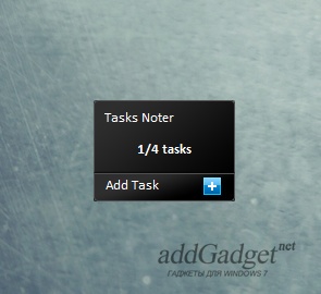 Task Noter — гаджет для создания заметок и списка дел