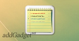 To Do Notes — гаджет для создания списка задач на рабочем столе