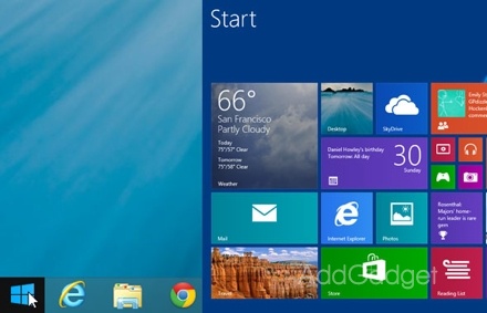 Microsoft вернет "Пуск" в новой Windows 8.2