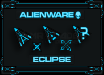 Неоновые стильные курсоры в стиле Alienware