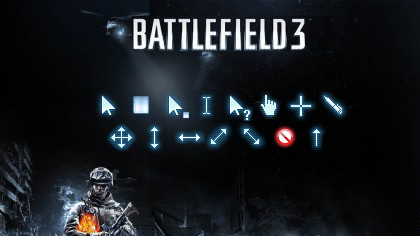 Второй набор курсоров в стиле игры Battlefield 3