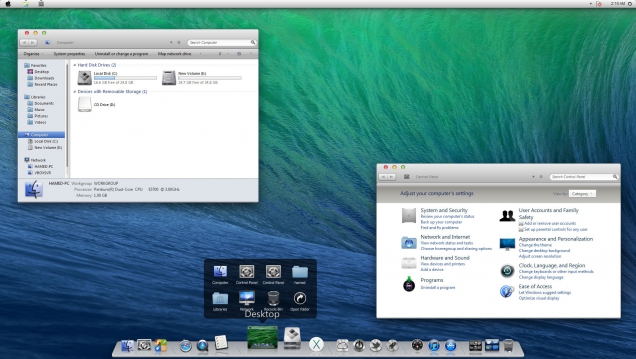 Оформление Windows 8/8.1 в стиле OS X Mavericks - Скриншот #2