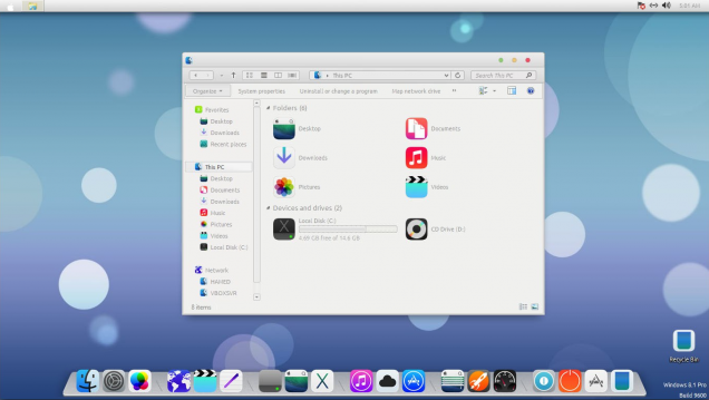 Оформление в стиле iOS7 для Windows 8/8.1 - Скриншот #1