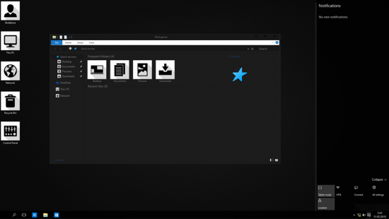 Классическая тема Windows 10 Black Edition - Скриншот #3