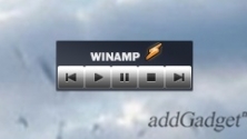 Гаджет для управления проигрывателем Winamp