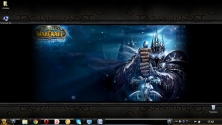 Тема в стиле игры World of Warcraft (WOW) для Windows 7
