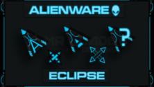 Неоновые стильные курсоры в стиле Alienware