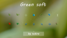 Green soft — свежие яркие курсоры