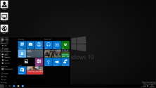 Классическая тема Windows 10 Black Edition